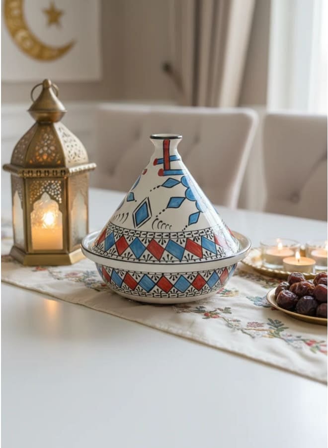 Heritage Porcelain Tagine-Multicolour